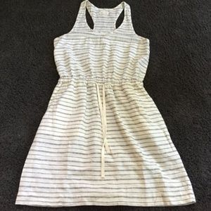 Lou & Grey striped linen/rayon dress - medium